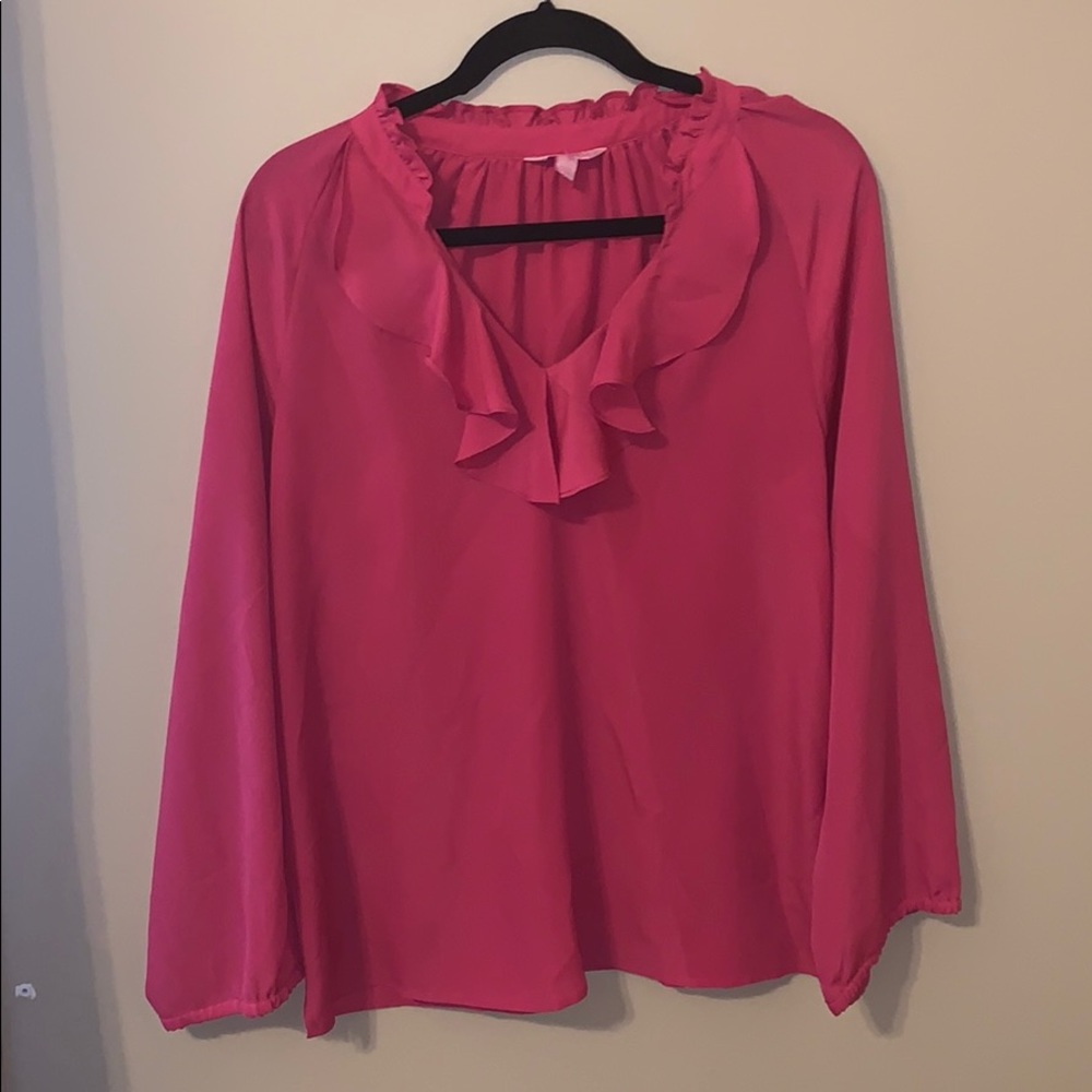 Lily Pulitzer Blouse Pink Small